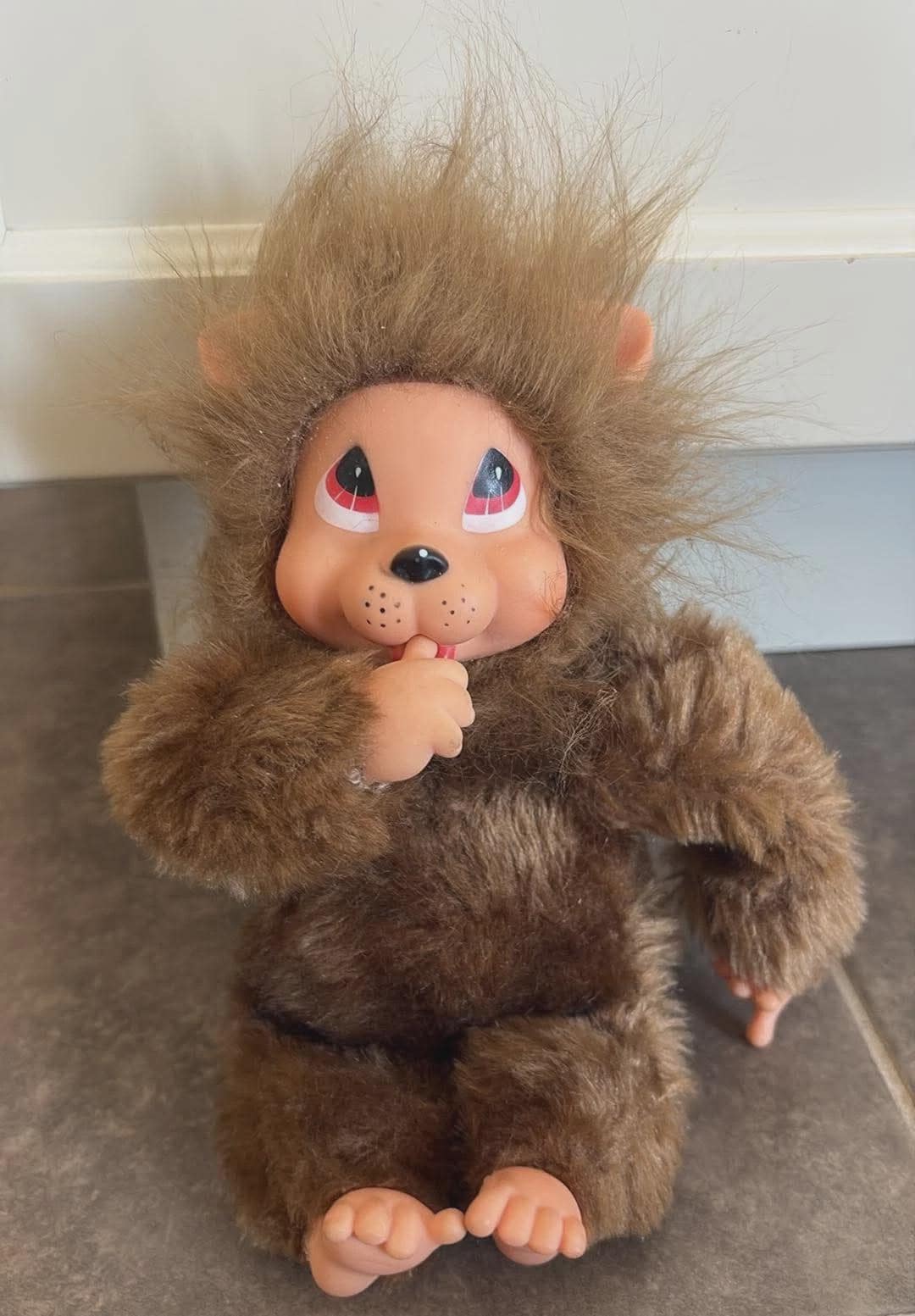 1980s El Greco Zavolaki Monkey Thumb Sucking Doll Monchichi Like