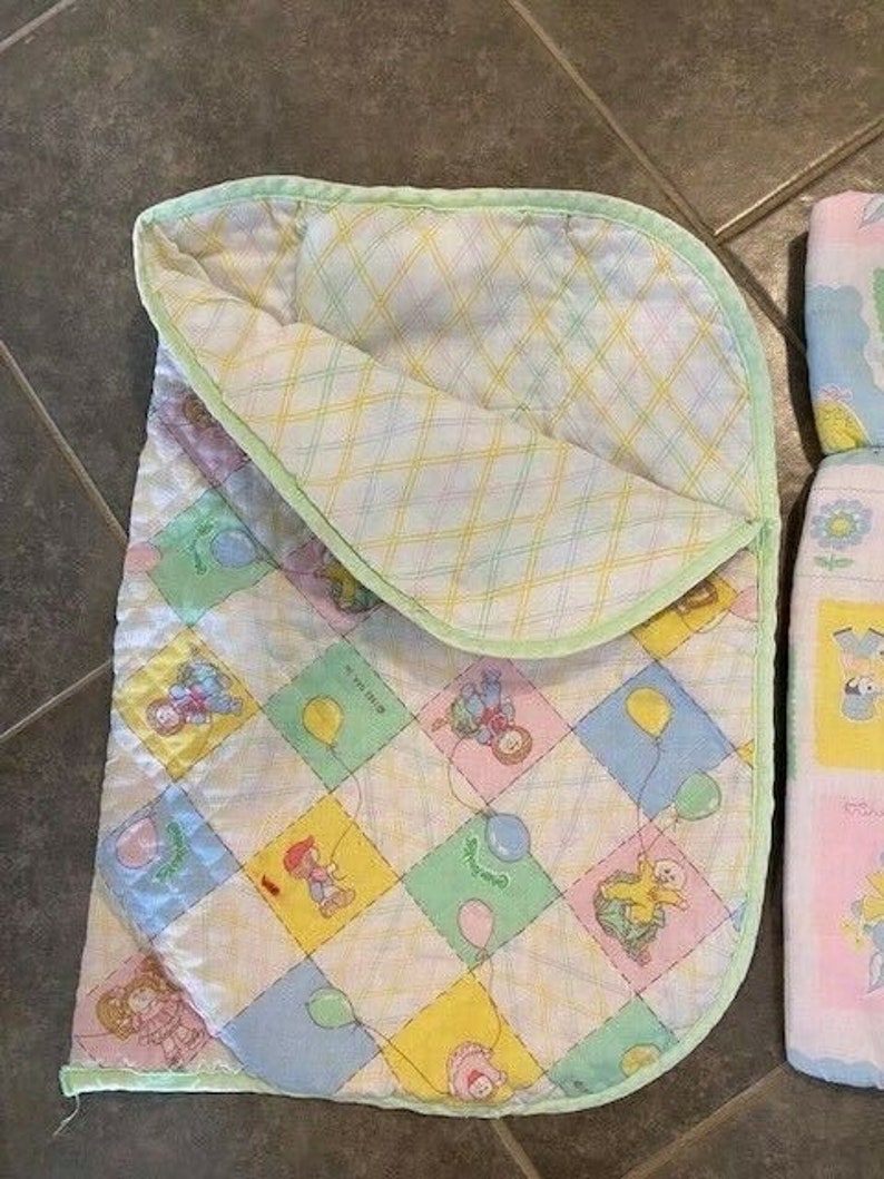 Cabbage Patch Kids Vintage 1983 Sleeping Bag Quilted Etsy