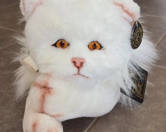 Vintage 24K Polar Puff Special Effects Cat White 21” Laying - Etsy