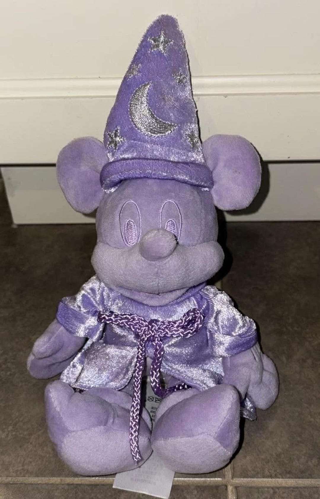 Disney Mickey Mouse Violet Purple Sorcerer Plush Toy 12 Inch - Etsy
