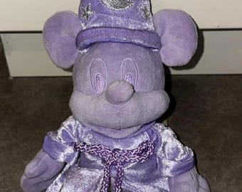 Disney Mickey Mouse Violet Purple Sorcerer Plush Toy 12 Inch - Etsy