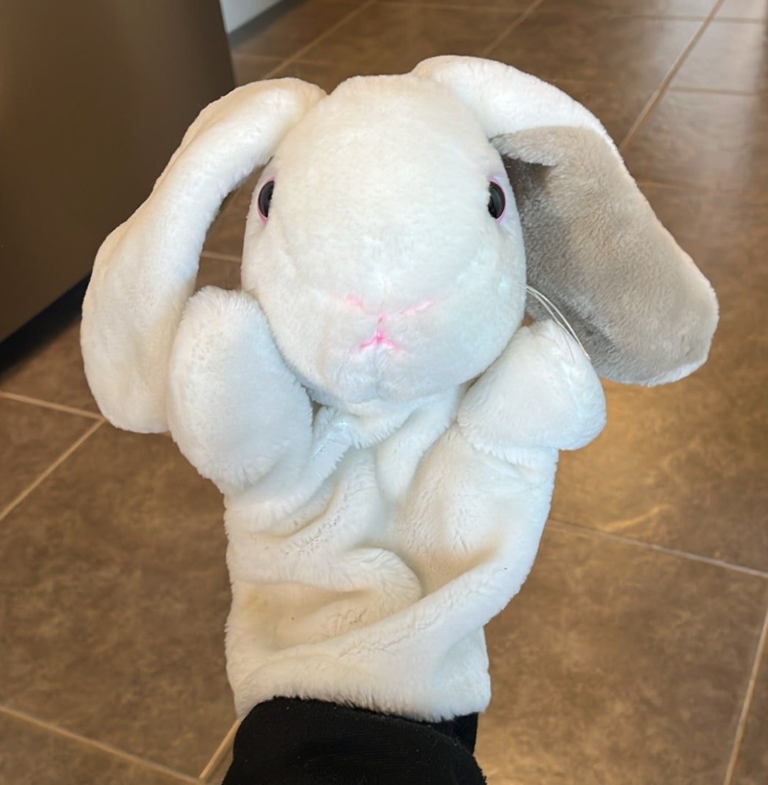 Vintage 1985 Heritage Ganz Bros Bunny Rabbit Hand Puppet - Etsy