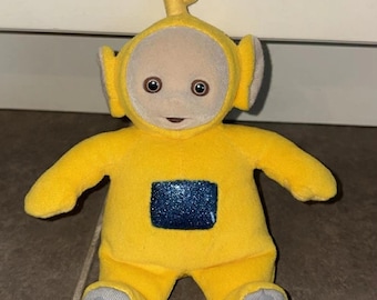 1998 Eden Teletubbies 8" Lala Laa Laa Yellow Plush Doll