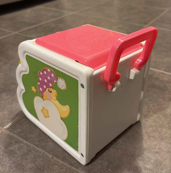 Vintage Fisher Price Teddy Beddy Bear Jack in the Box Baby Toy