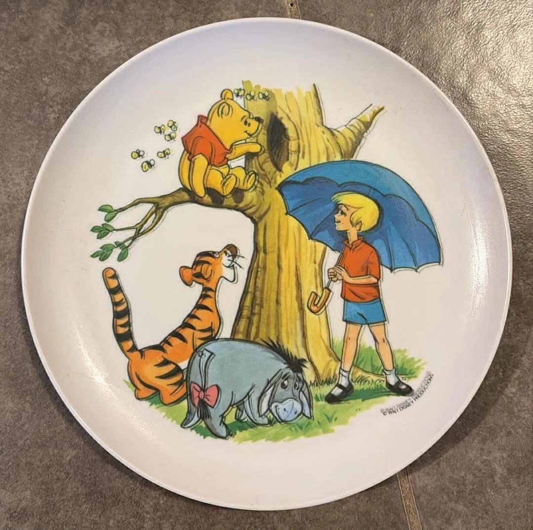 Winnie the Pooh Melamine Plate - Etsy