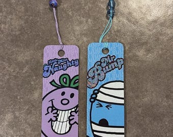 Segnalibri Mr Men Little Miss Mr bump e Little Miss Naughty 2 inclusi