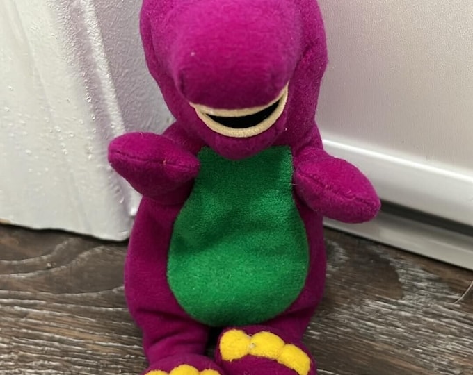 Vintage Barney the Dinosaur Plush Keychain 5 Inches - Etsy Australia