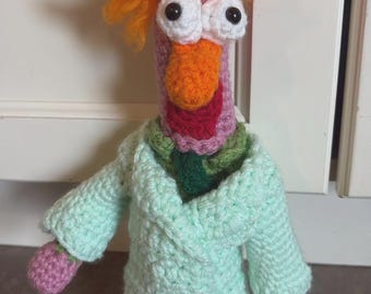 The Muppet Show Beaker Plush Toy Crochet Plush 10 Inch - Etsy
