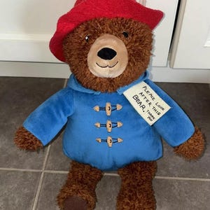 Paddington Bear Plush Stuffed Animal 14"
