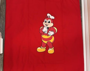 Jollibee Mascot Red Blanket 58x37" READ