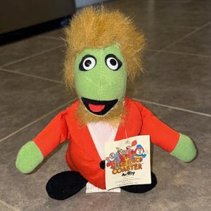 1981 Amtoy The Great Space Coaster Gary Gnu 8” Small Plush