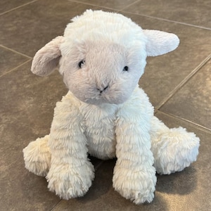 Jellycat Fuddlewuddle Lamb Sheep Cream Tan Easter 9