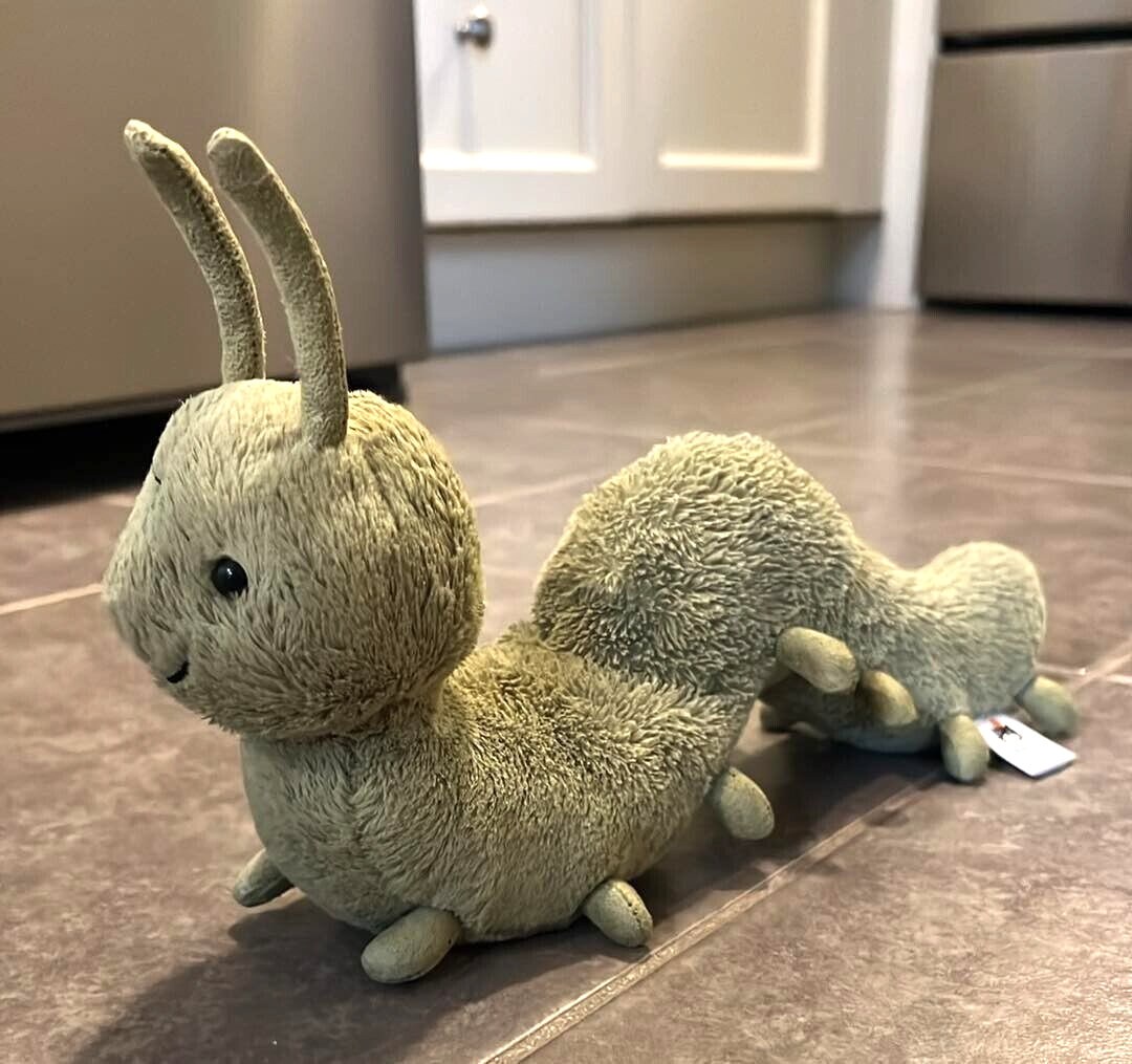 Jellycat Wriggidig Caterpillar 10 Plush Stuffed Animal Toy Retired Etsy