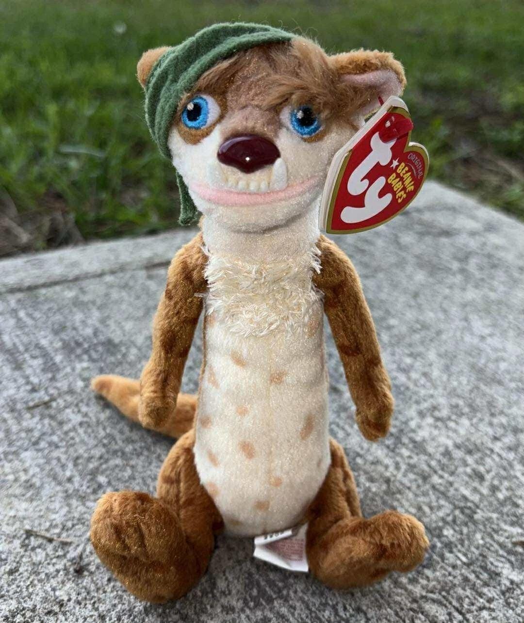 TY Beanie Baby Beanie Babies Ice Age Buck the Weasel 7