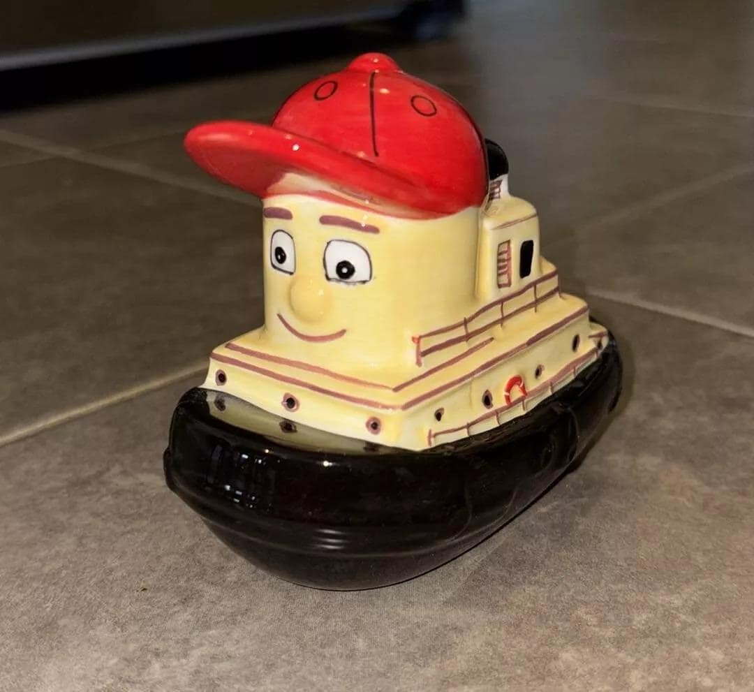 Vintage Ertl 1998 Theodore Too the Tugboat Ceramic Piggy Bank - Etsy