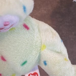 Ty Beanie Baby Bellies - Fern den gröna påskharen 15 cm bild 3