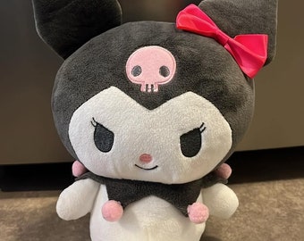 8 Inch Kawaii Kuromi Plush Toys Little Devil Cartoon Soft Stuffed Doll For  Fans Kids Girls