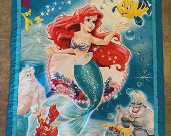 Disney The Little Mermaid Ariel Baby Blanket Crib Blanket 30x40 inch
