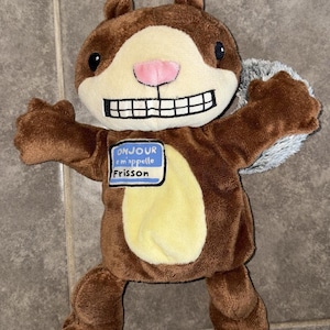 Marionnette écureuil à Main – Peluche Tout Douce Pour Histoires Et Spectacles De Théâtre !