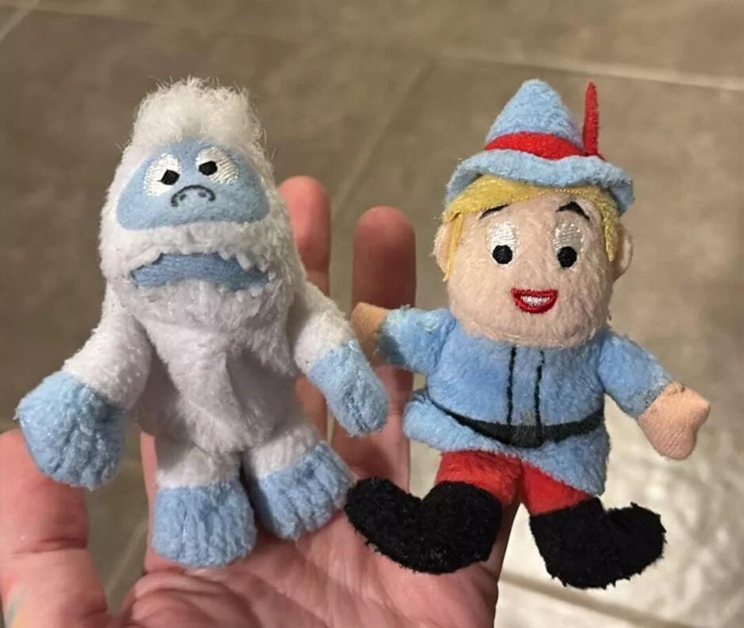 2003 Rudolph Movie - BUMBLE & HERMEY Plush Finger Puppets - Etsy