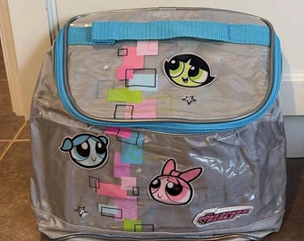 Vintage 2002 The Powerpuff Girls Silver Backpack