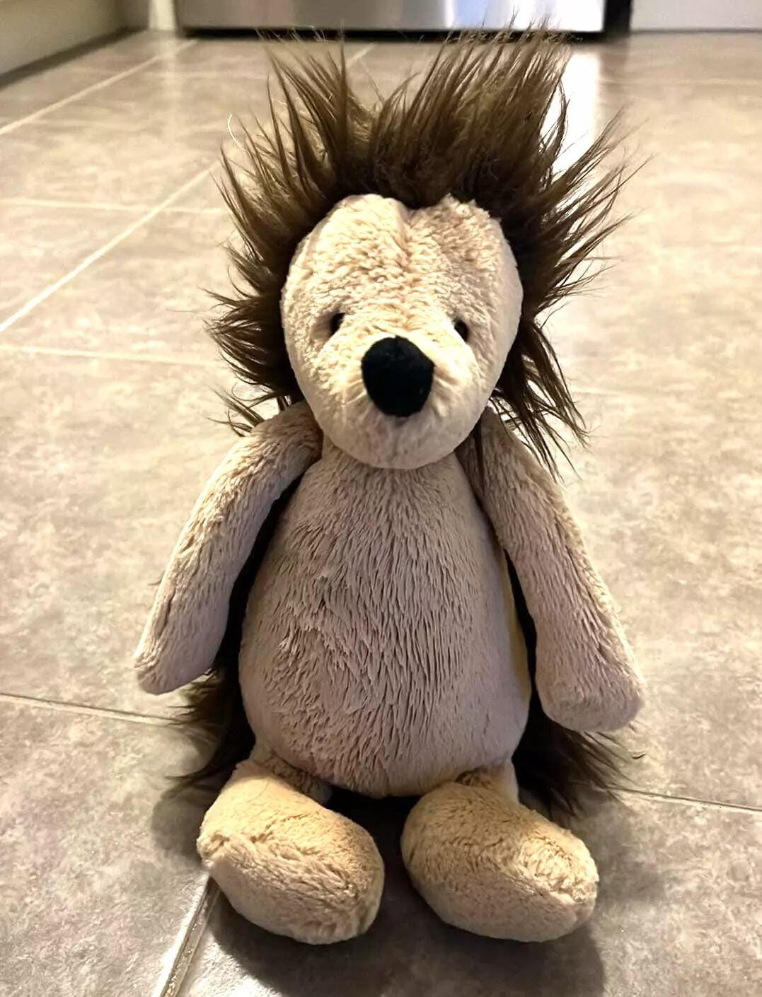 Jellycat Medium Bashful Hedgehog Plush 12” Retired Stuffed Animal