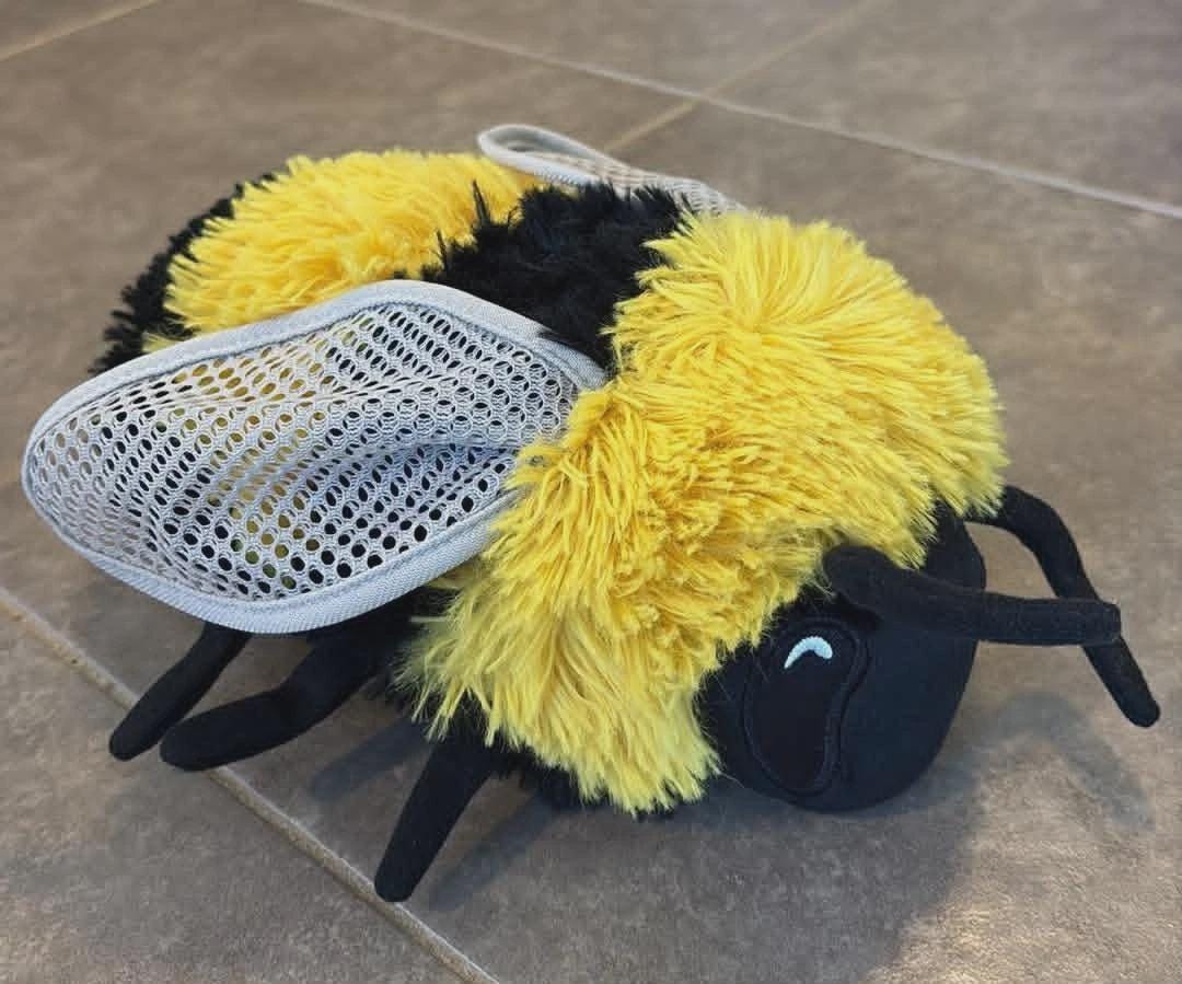 IKEA Skogsduva Bumble Bee 9” Plush Stuffed Animal Yellow Black