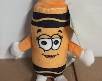 Crayola Atomic Tangarine Orange Crayon 12” Plush Stuffed Toy