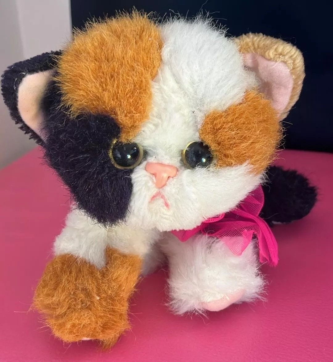 Vintage 1992 Kitty Kitty Baby Kittens Black Orange Calico