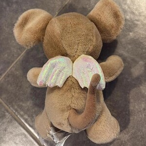 1999 Angel Mouse Cartoon 8 inch Stuffed Animal Plush Toy BBC UK image 2