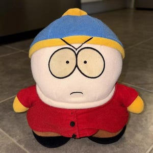 Vintage 1998 Comedy Central South Park Cartman 8" Figure Stuffed Toy Plush