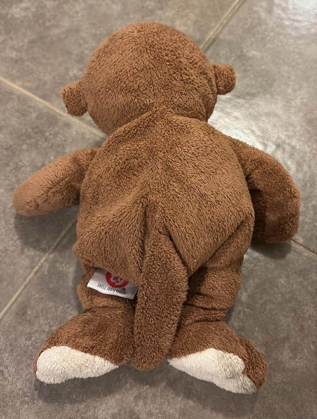 TY プラフィーズ ダングルズ モンキー ぬいぐるみ 10インチ タグなし