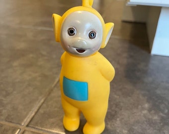 Rare 1998 Teletubbies Laa-Laa YELLOW Vinyl Figure Playskool Ragdoll