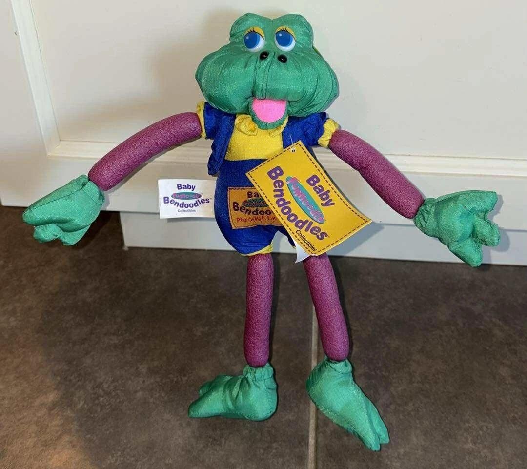 Vintage Baby Bendoodles Funnoodle Phrogg E Farfalay Frog