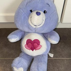 Osito de peluche Harmony de los Care Bears del 20.º aniversario de 2004, Carlton Cards, 16"
