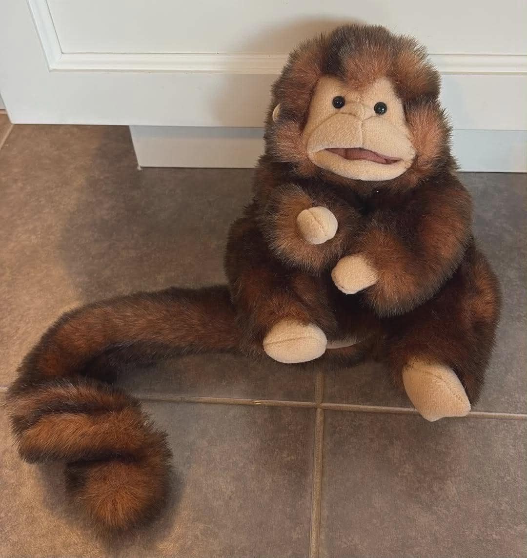 Folkmanis monkey puppet - Etsy 日本