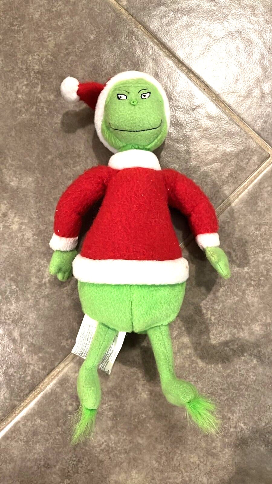 Peluche de Noël Grinch peluche verte Grinch poupée de dessin animé pour  enfants écharpe Grinch 32cm