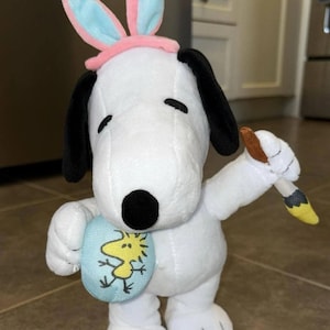 Easter Peanuts Snoopy Woodstock Side Stepper With Sound Motion