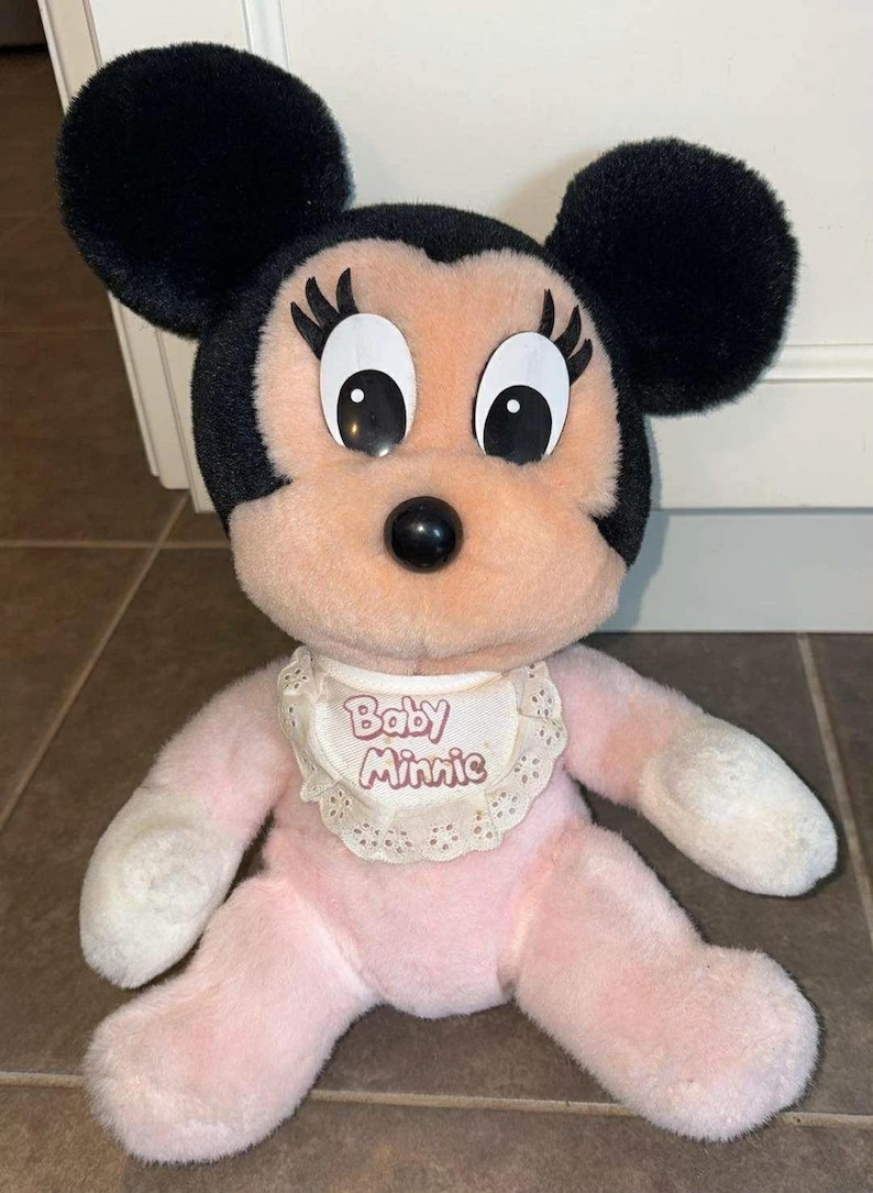 Peluche de Minnie Mouse de Disneyland, Disney World, con canción musical imagen 1
