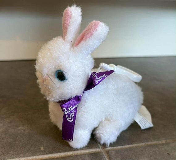 Vintage Cadbury Chocolate Easter Bunny Keychain Plush 3