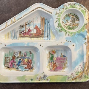 Winnie the Pooh Melamine Plate - Etsy