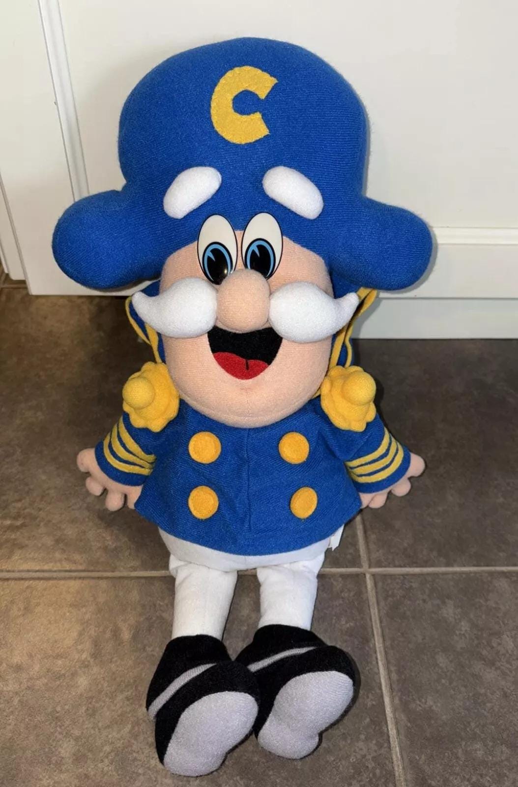 Vintage 1992 Quaker Oats Cap'n Captain Crunch Plush 18