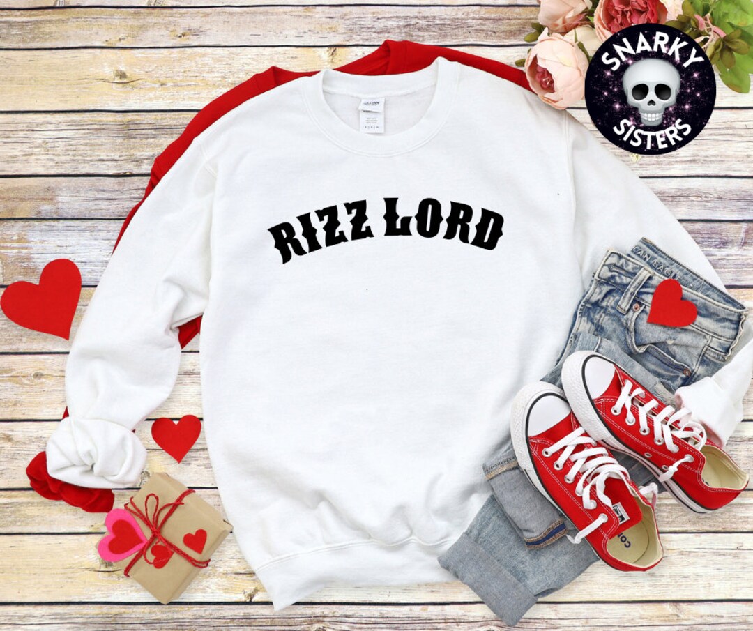 Rizz Lord Funny Valentine's Day Unisex Heavy Blend™ Crewneck Sweatshirt ...
