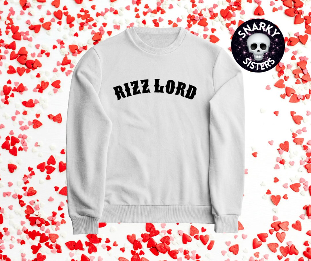 Rizz Lord, Funny Valentine's Day: Youth Crewneck Sweatshirt - Etsy