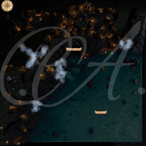 Caves of Deception VTT - Battlemap D&D Pathfinder VTT Battle Map - Encounter Terrain