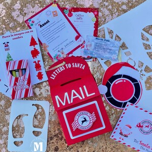 Ornamento di lettere di carta 3D per l'albero di Natale