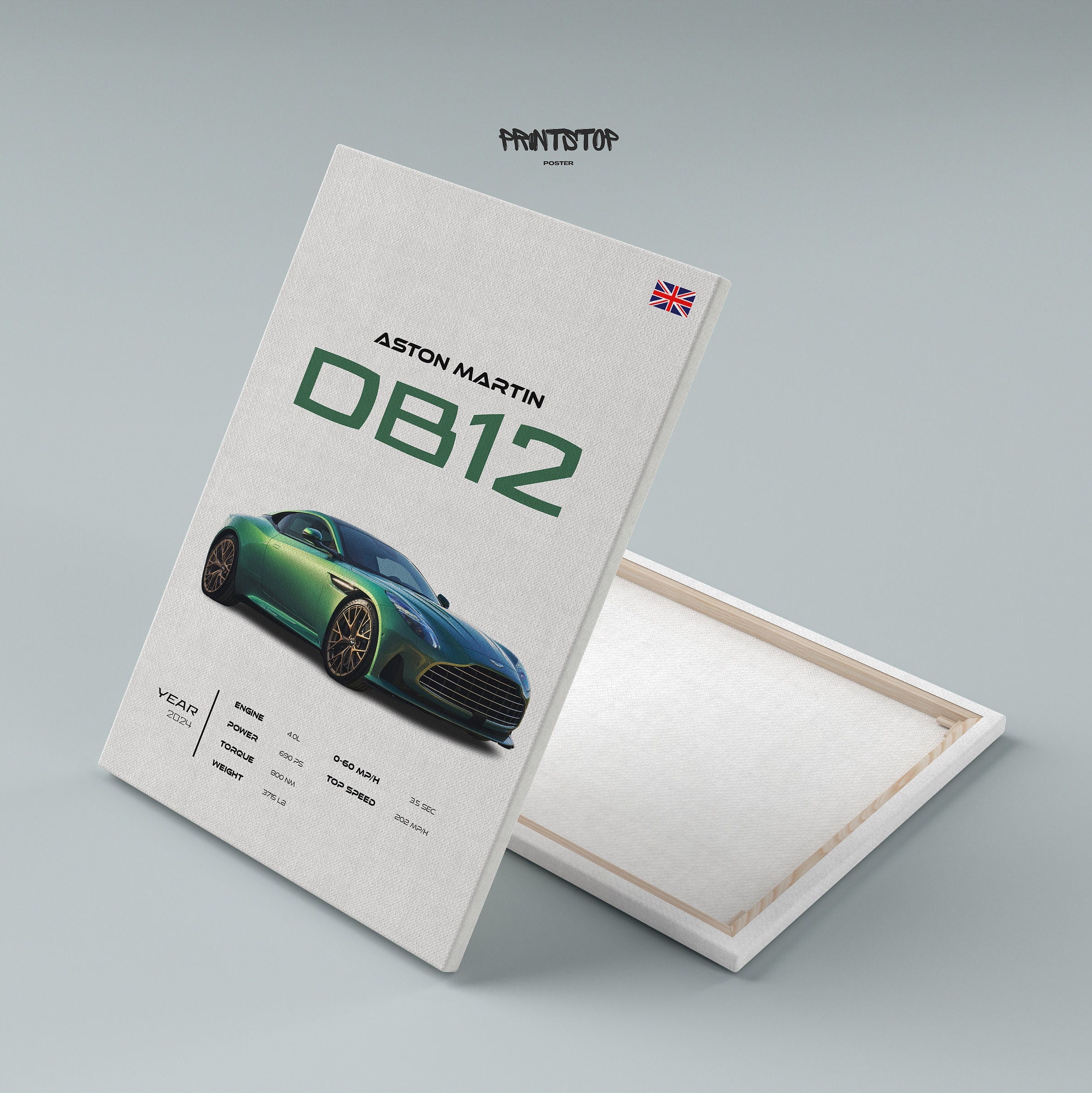 2024 Aston Martin DB12 Poster: Modern Sports Car Print - Etsy