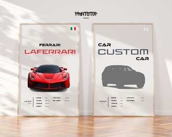 スーパーカーポスターカレンダー Ｌa Ｆｅｒｒａｒｉ Amazon.com: Gifts Delight Laminated 42x24 Poster: Sports Car