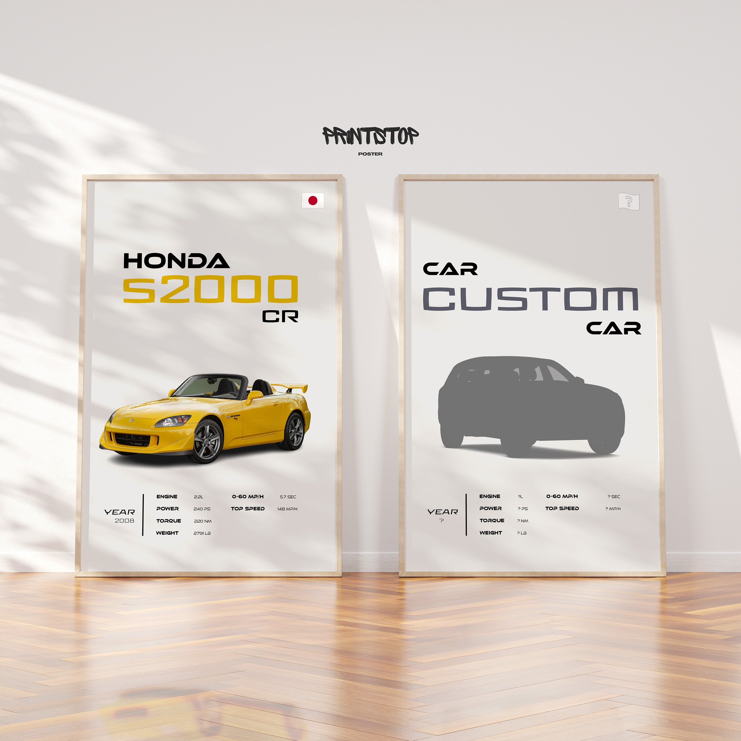 S2000 Poster Honda S2000 CR Poster: Car Enthusiast Garage Wall Art - Etsy