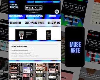 Custom  Website Template | Fully Editable Design | Landing Pages, Multi-Page Sites, Services, Shops & More | SEO-Friendly